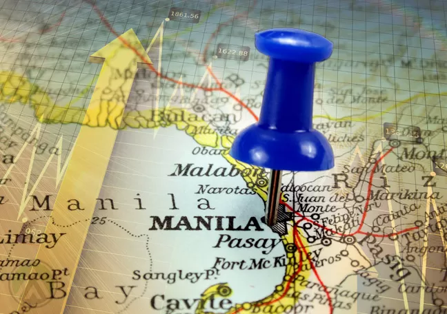 Philippine-map-with-pin-on-Manila