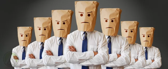 evil-employees-wearing-paper-bag-masks