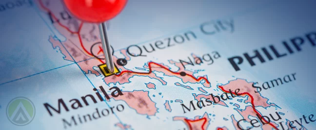 pin on philippine map