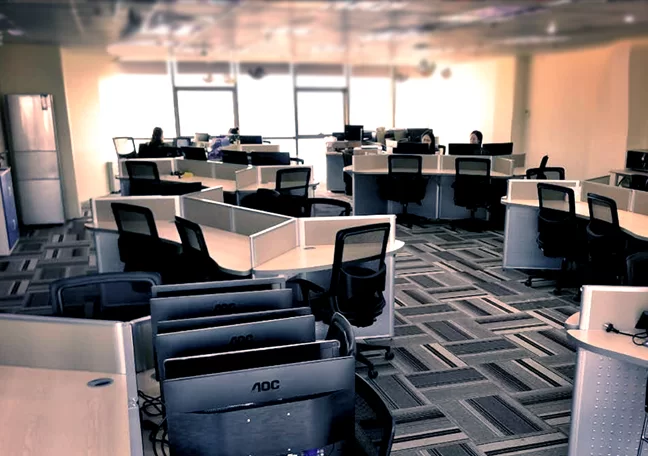 Interior of Open Access BPO Xiamen City office