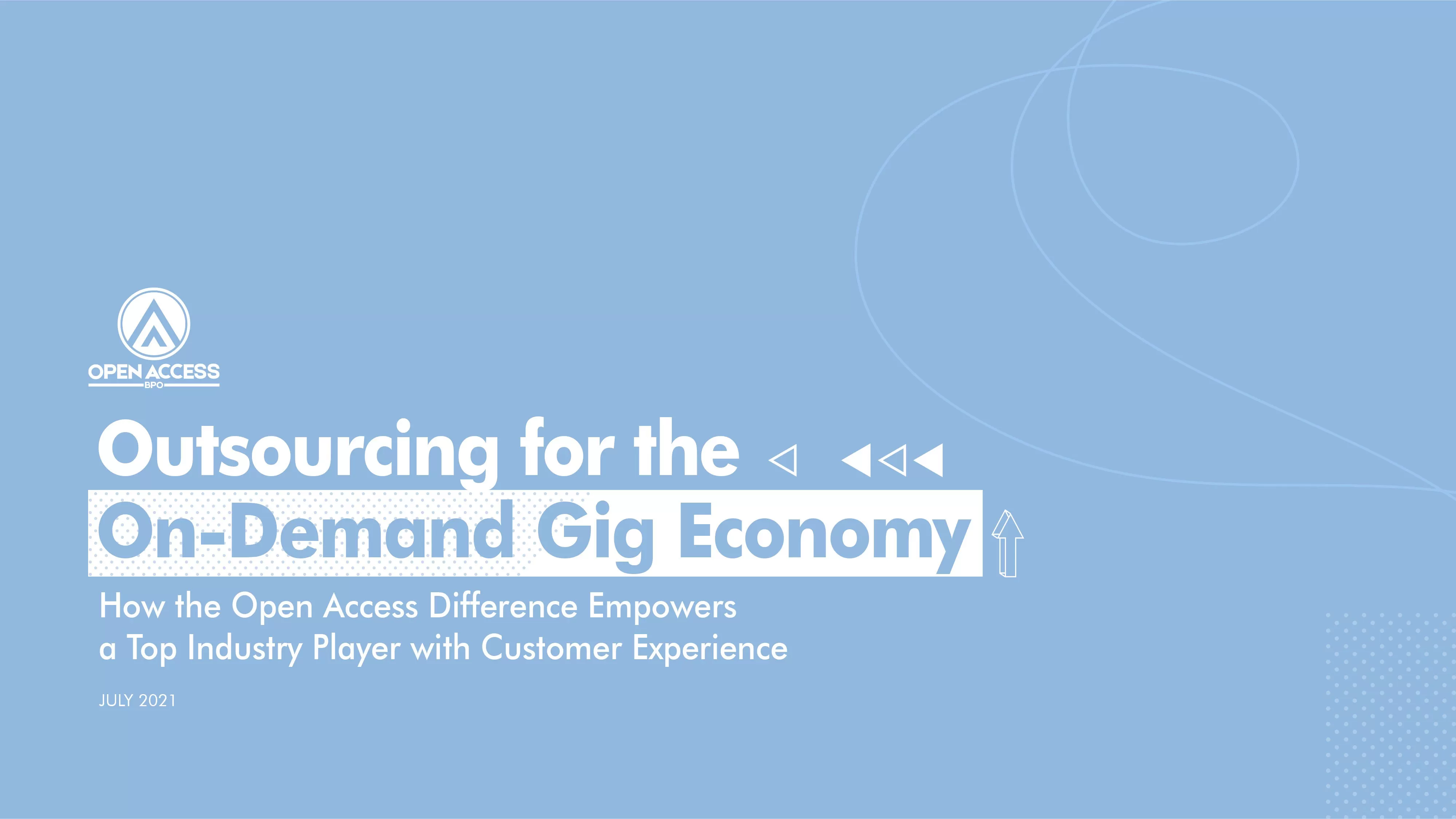 Open Access BPO Gig Economy outsourcing case study