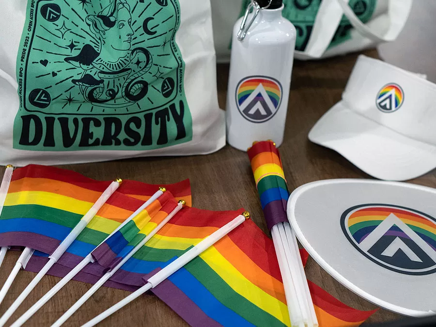 OABPO attended LAGTQIA Pride March- merch