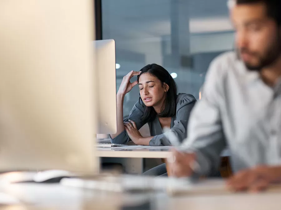 frustrated call center agents responding to customer service agent